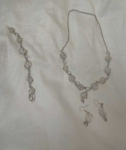 Boho Charm Necklace & Bracelet Set