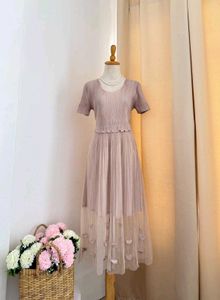 Pleated Midi Dress - Chic &amp; Elegant