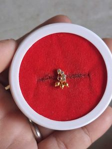 Elegant Gold Nose Pin