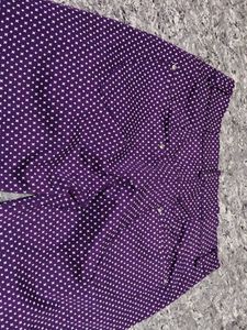 Purple Polka Dot Pants