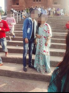 Gown With Dupatta Partywear