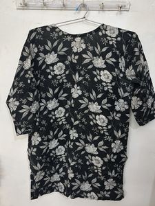Stylish Floral Print Kurta