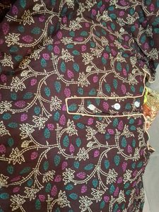 Floral Print Cotton nighty