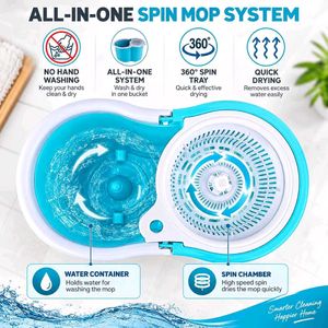Spin Mop &amp; Bucket Set