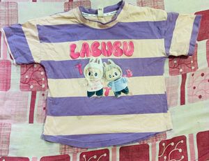 Labubu Shirt - Kids With Free Shorts