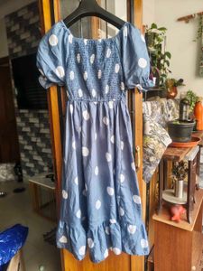 Polka Dot Midi Dress