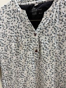 Chic Floral Print Top