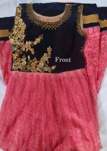 NET EMBROIDERED ETHINIC GOWN