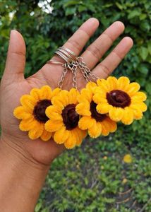 Cute Flower Keychains (Set of 3)