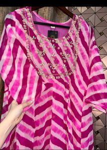 Beautiful Pink flared gown