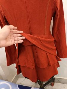 New Shiny Partywear Long Blazer