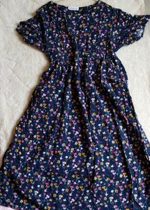 Bella Mama Floral Printed Maternity Dress