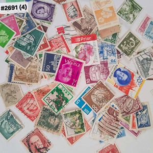 Vintage 100 STAMPS different country