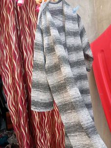 Striped Open Front  shrug