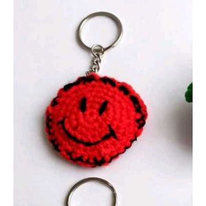 Handmade Crochet Keychain Charms - Set of 6