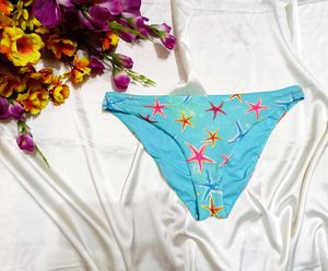 🇳🇿💫🎀Cute Starfish Print Bikini Bottom