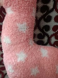 Cute Pink Star Alpaca Plush Toy