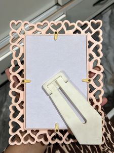 Cute Pink Heart Photo Frame