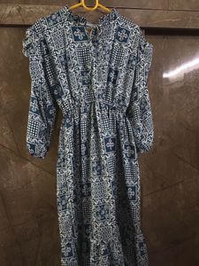 Bohemian Print Midi Dress
