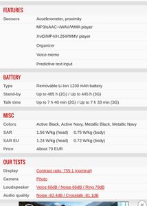 HTC Smartphone A310e android