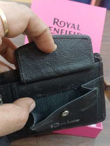 Royal Enfield Leather Wallet Brown