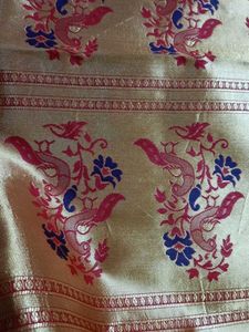 new  Peacock Motif Saree.... fresh saree