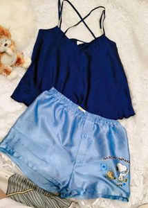 Snoopy Pajama Set - Blue