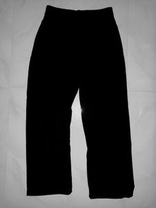 Graphic Goth-Style Black Pants