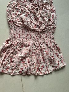 Floral Smocked Cami Top