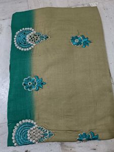 Embroidered Kurta Set with Dupatta (unstitched)