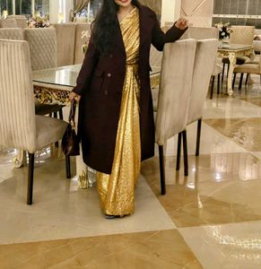 Golden Sequins Saree