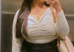 Cream Ribbed Long Sleeve Top