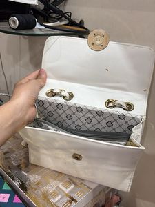 Elegant White Handbag