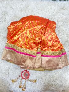 Banarasi print skirt
