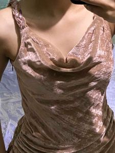 Velvet Ruched Cocktail Dress