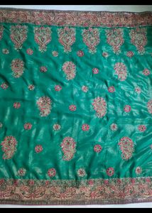 Full Maggam Work Saree With Blouse
