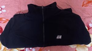 H&amp;M Black Winter Jacket with Inner Lining