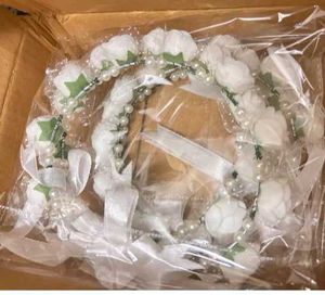 Floral &amp; Pearl Headband