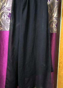 Elegant Black Sheer Dupatta pearls lace work