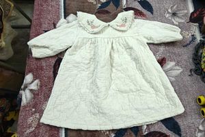 Floral Embroidered Baby Dress