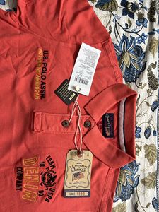 Brand New US Polo Orange T-shirt