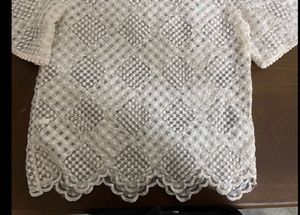 Elegant White Lace Top