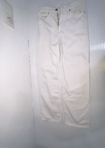 Cream Denim Jeans