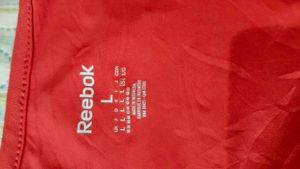 Reebok Red V-Neck T-Shirt