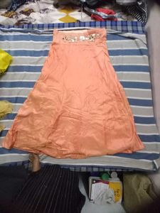 peach lehnga choli