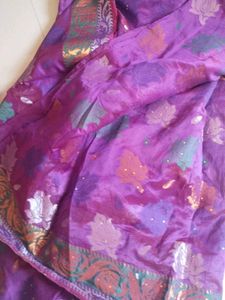 Beautiful Purple Saree