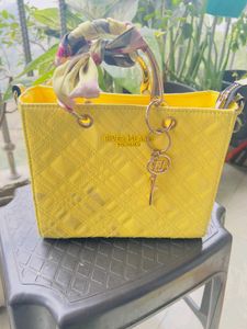 River Island Yellow Tote Bag