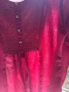🌺Festive Maroon Kurta🌺