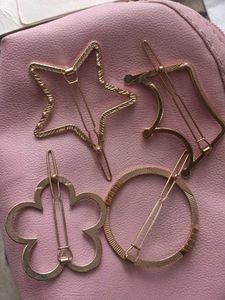 Cute Hair Clips Set - Star, Crown, Circle, Flower