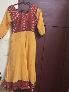 Elegant sandal &amp; Maroon anarkali